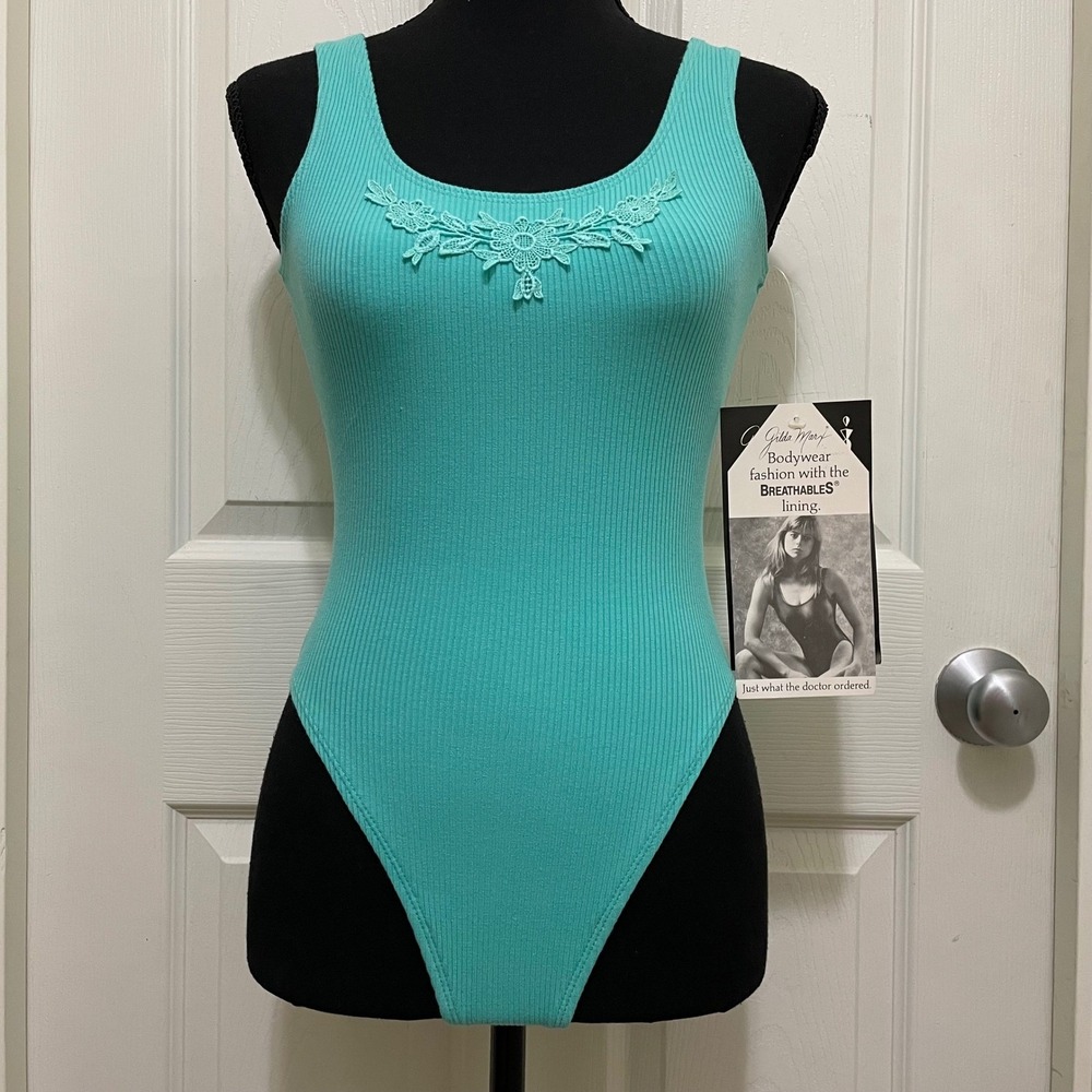Vintage Gilda Marx California Body 3pc Exercise Set‎ Leggings Leotard & Top 80s